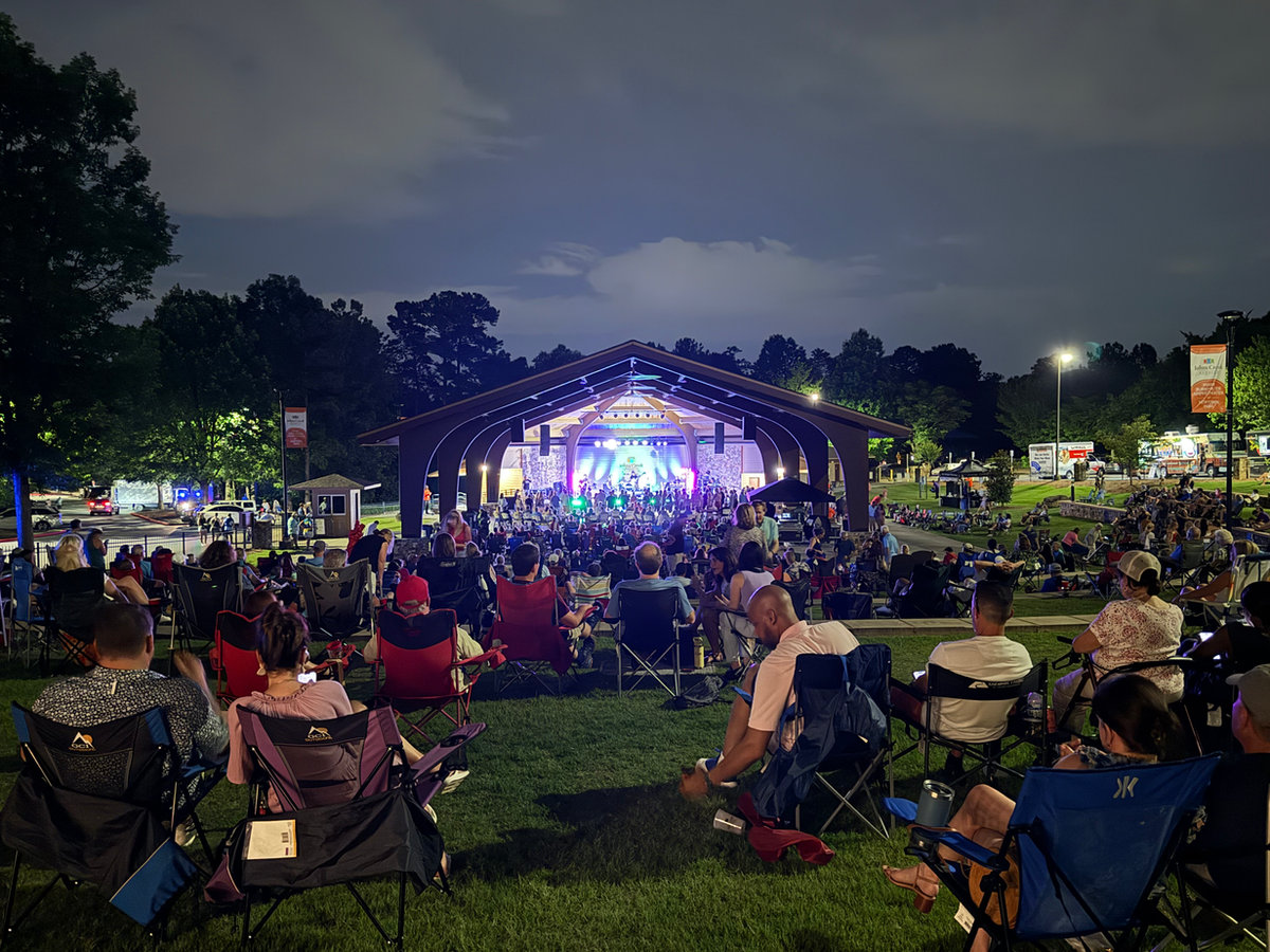 Outdoor festival production in Atlanta with live sound and FOH mixing by GigRite