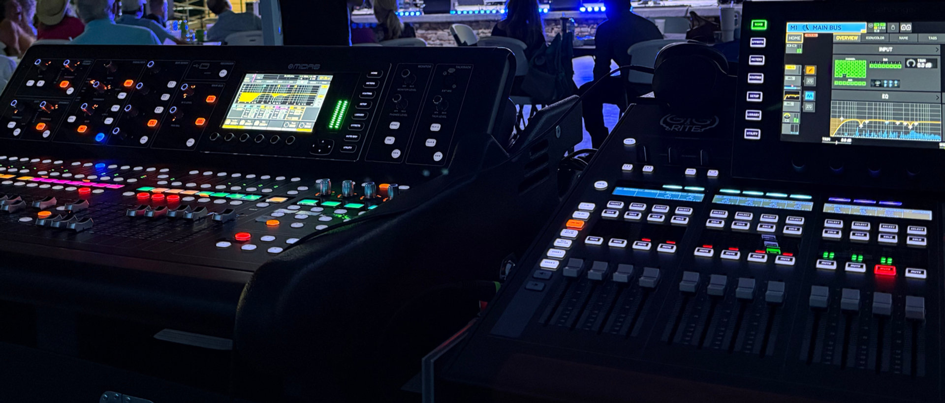 GigRite crew running a live show